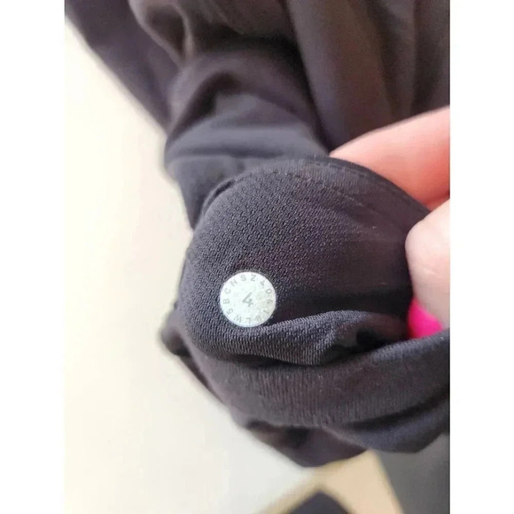 Lululemon Ready to Rulu Leggings Rouched 28 Inch Inseam Black 4 High Rise - Picture 5 of 10